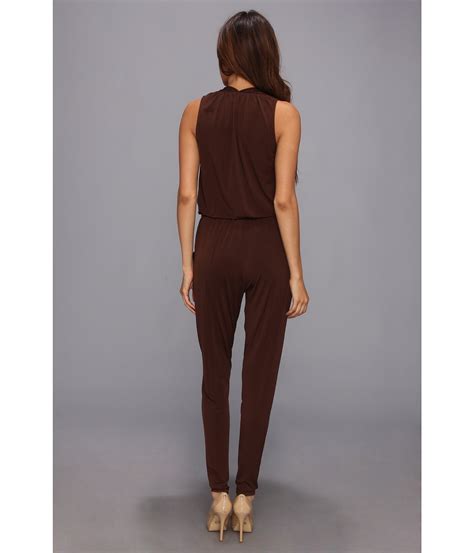 michael kors jumpers womens|Michael Kors sleeveless belted jumpsuit.